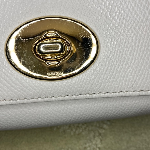 White COACH clutch, handbag, crossbody combo bag - Picture 4 of 6